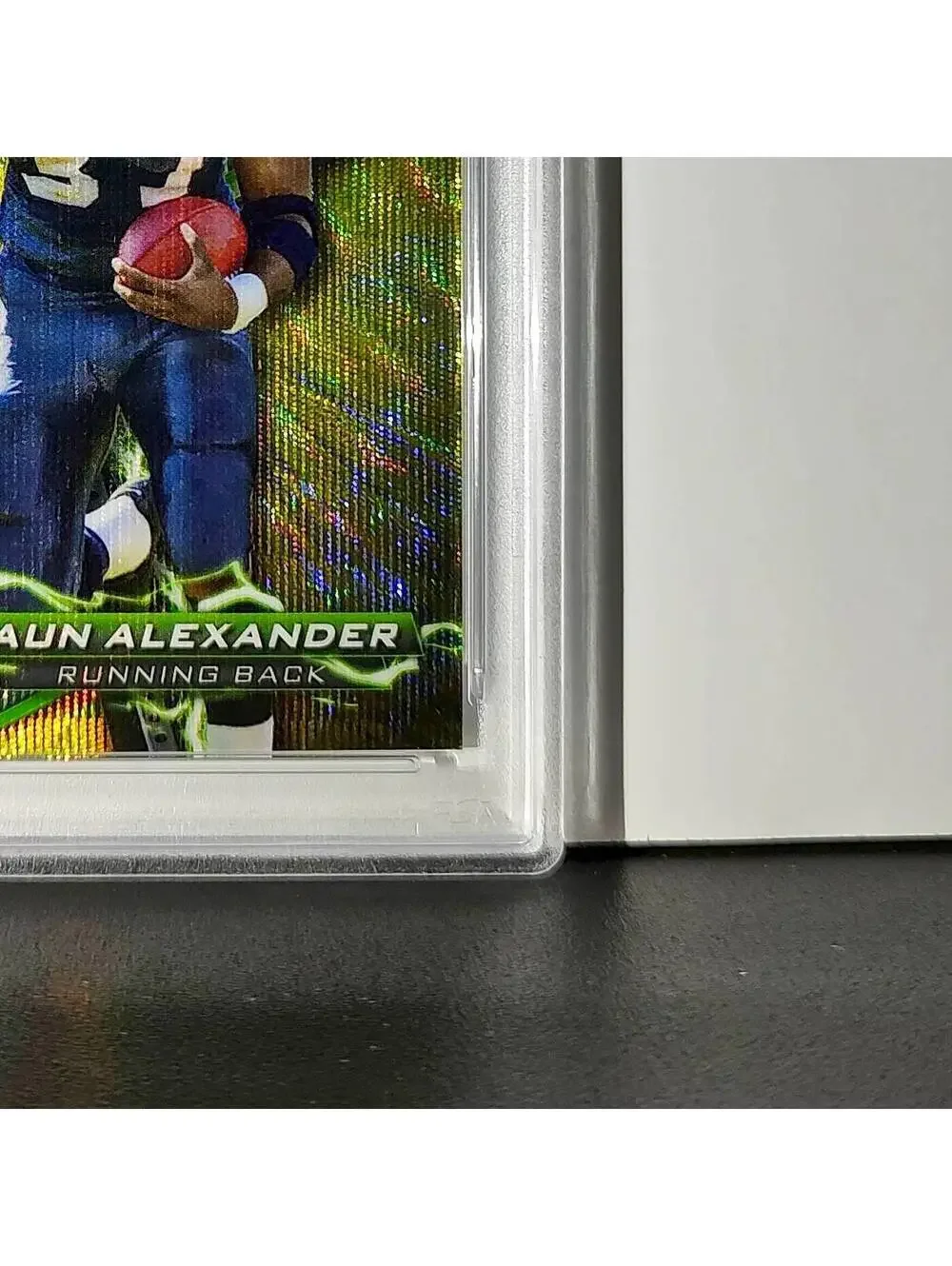 Shaun Alexander 2023 Topps Resurgence 071/200 #83 Yellow Surge PSA 9 Mint